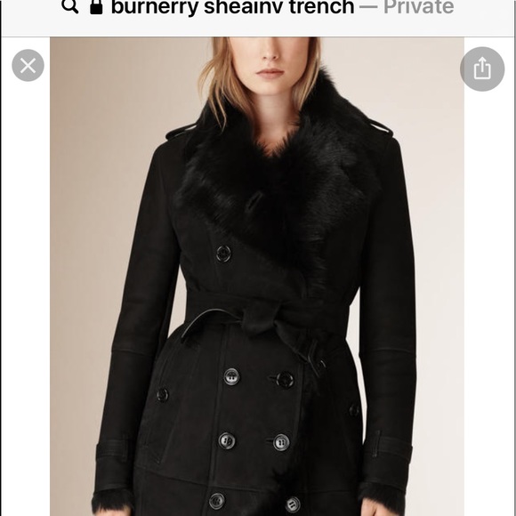Burberry shearling trench - Picture 2 of 9